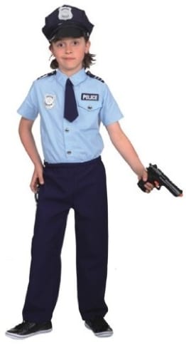 Polizist : Hemd, Hose und Krawatte - 1