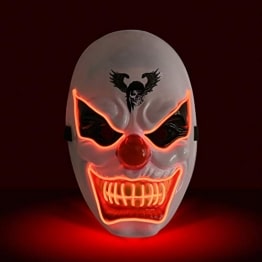 Purge Maske, LED Halloween Maske, Horrormaske 1
