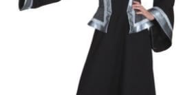 Ritterdame langes Kleid mit Kopfband - 1