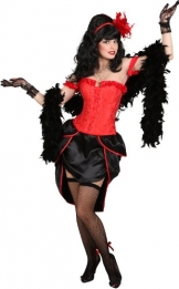 Rock: Burlesque-Rock, Satin, schwarz - 1