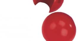 Rote Clownnase, Kunststoff, mit Gummiband - 1