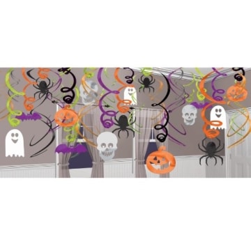Rotorspiralen, Halloween-Mega-Pack, verschiedene Motive, 60/45 cm, 30-teilig - 1