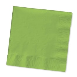 Servietten: Papierservietten, uni, maigrün, 30 x 30 cm, dreilagig, 20er-Pack - 1