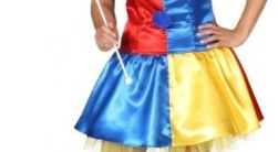 Sexy Clownkleid : Kleid und Petticoat Petticoat) - 1