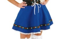 Sexy Dirndl blau-schwarz - 1