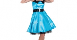 Sixties Kleid türkis mit Petticoat - 1