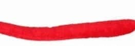 Teufel-Kostüm: Schwanz, rot, Polyester - 1