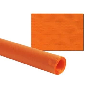 Tischtuch: Damasttischtuchrolle aus Papier, orange, 8 x 1 m - 2