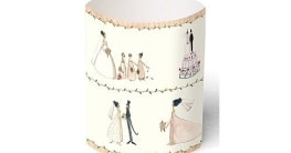 Transparentleuchten Hochzeit, 7 cm Durchmesser, 8 cm Höhe, 6er-Pack - 1