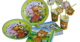 Trinkhalme TEDDY, 8er-Pack Deko Kinderparty - 3