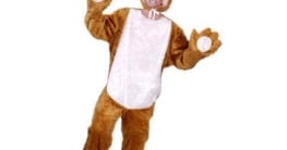 Verkleidung: Hase-Overall, weiß-braun - 1