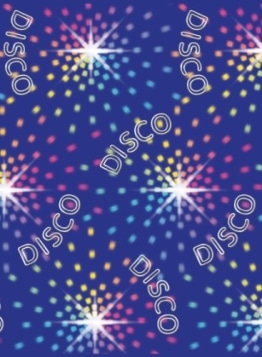 Wandtattoo: Scene-Setter, „Disco Lights“, ca. 1,20 x 12,20 m - 1