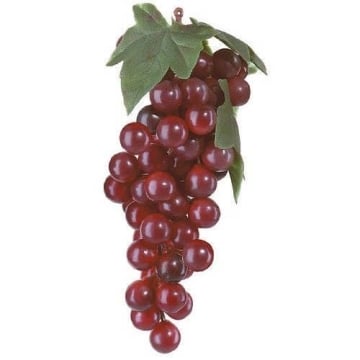 Weintrauben rot, 42-fach, 15cm, Kunststoff - 1
