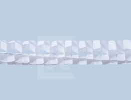 Weiße Papiergirlande, 4 m, 4er-Pack - 1