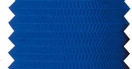 Zuglaterne: blau, 25 cm Höhe, mit Kerzenhalter - 1